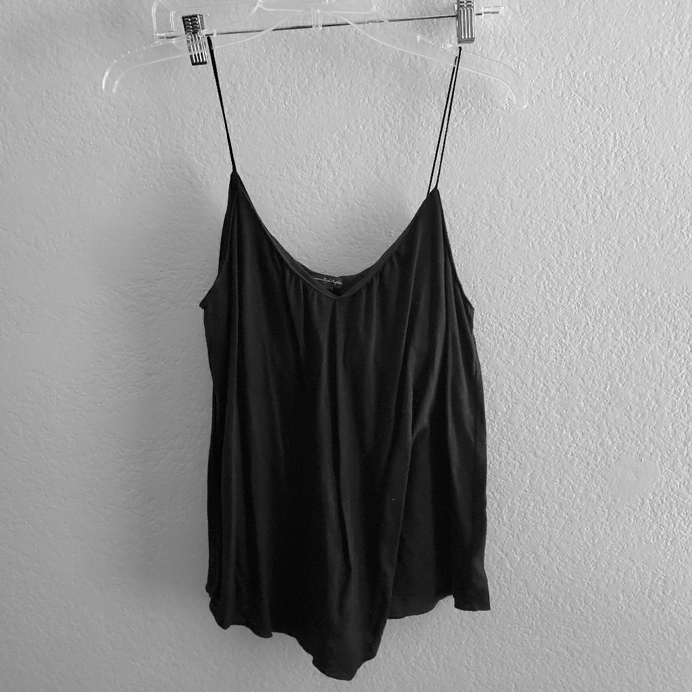 Black flowy spaghetti Strap